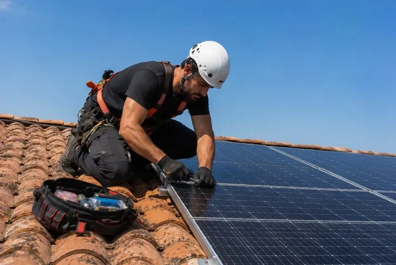 Maintenance et monitoring de panneaux solaires à Vif