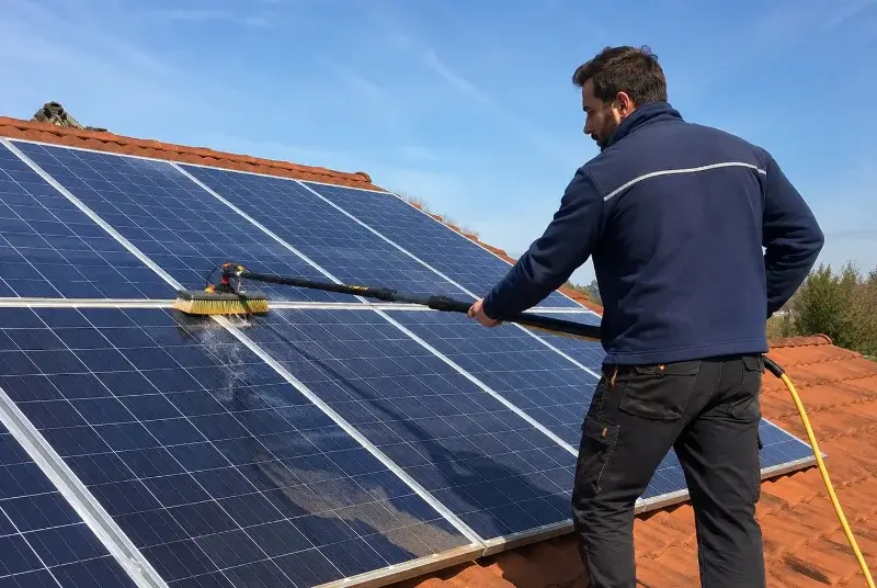 Nettoyage et entretien de panneaux solaires à Vif